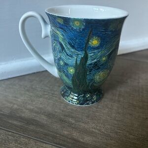 NEW STECHOL GRACIE BONE CHINA STARRY NIGHT VAN GOGH MUG
